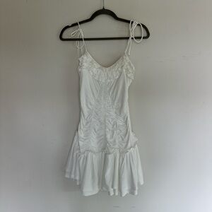 Elegant White Midi Dress
